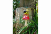 Wholesale Metal Cute Bee Decorations Insect Mushroom Garden Stake