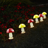 Outdoor Waterproof Cute Solar Mushroom Lights For Garden Pathway Landscape Yard Easter Pathway Halloween Xmas Decorations