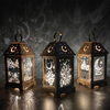 2022 New Style Muslim Festivals Battery Type Led Wooden Wind Lanterns For Living Room Tabletop Decorative