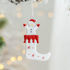 Creative Metal Xmas Socks Shape Pendant Decoration Hanging Gifts Decor Christmas Tree Home Ornaments