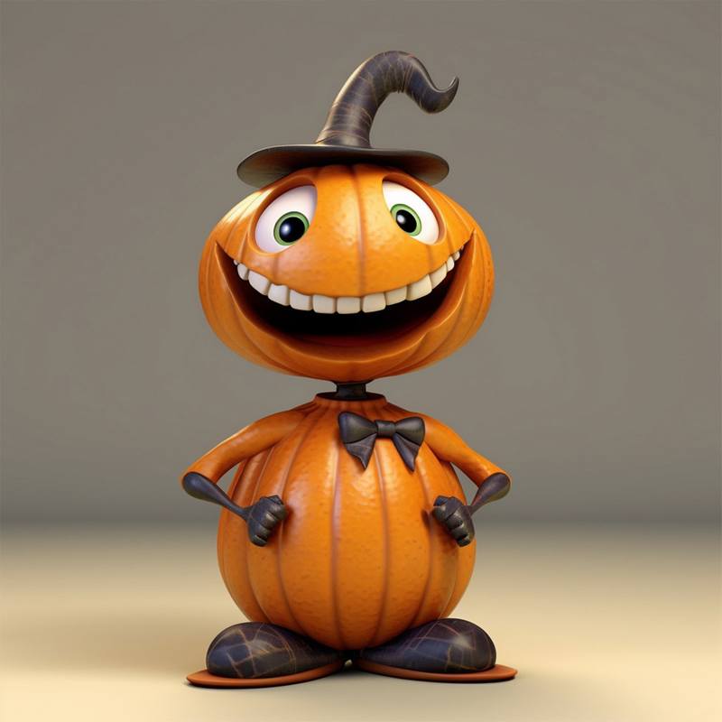 Halloween Pumpkin Man Ornament Gifts Resin pumpkin figurines