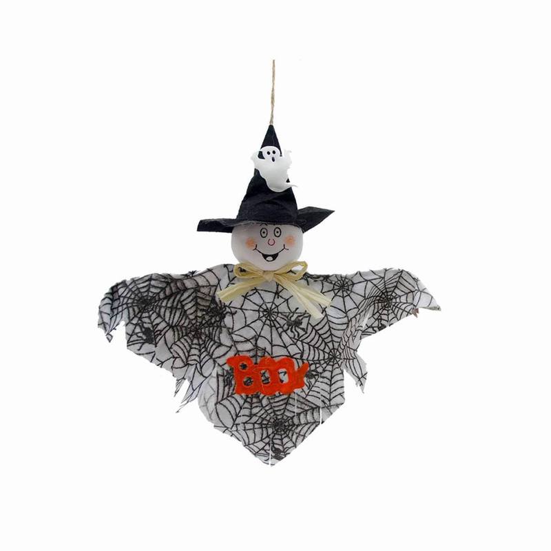 Halloween Party Hanging Ghost Decoration Pumpkin Ghost Straw Windsock Pendant