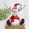 Wholesale Xmas stuffed glowing elk home ornaments For Gifts