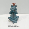 2022 New Personalized Animal Collectible Figurines Frog Resin Crafts For Home Office Shelves Desktop Decor