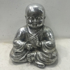 Perfect Gift Sliver Garden Little Buddha Figure Statues