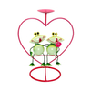 Chinese Metal Butterfly Shape Tea Light Candle Holder Designs with 3 Flowers