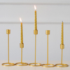 Nordic Wrought Iron Decoration Golden Table Decoration Wedding Gift Home Decor Candle Stick Holders