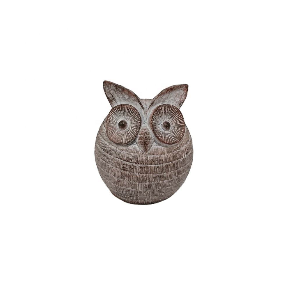 Outdoor Unique Realistic Weatherproof Durable Resin Owl Statue Decor For Home Office Bookshelf Garden Gift