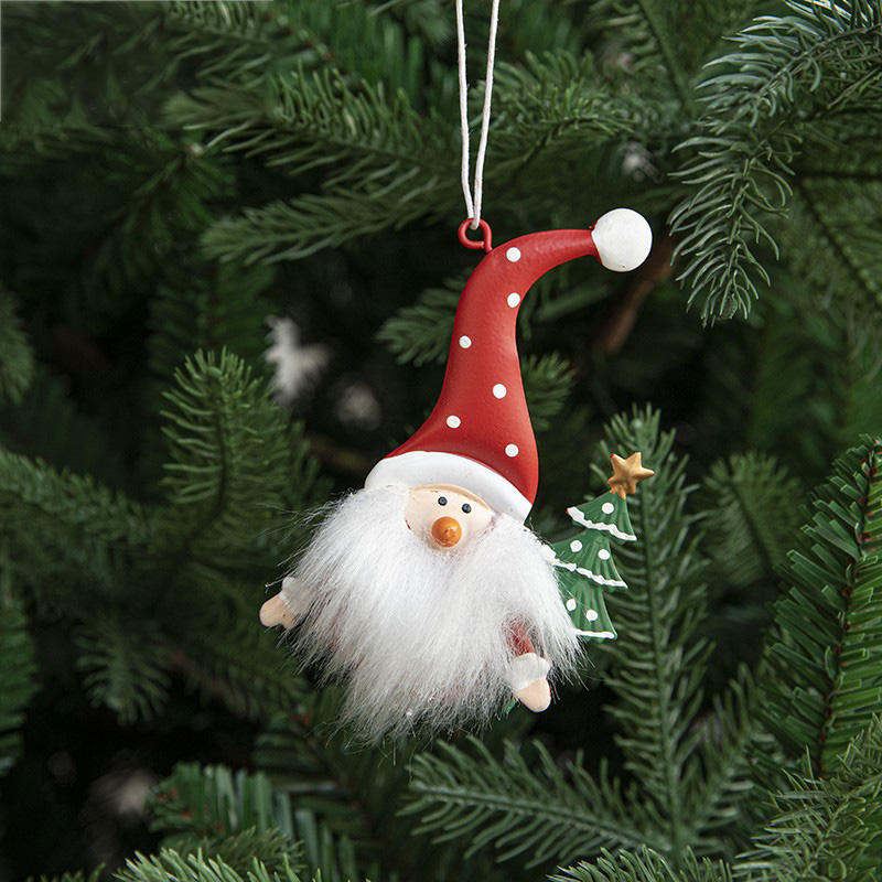 New Design Custom Snowman Angel Santa Christmas Ornament Pendant For Xmas Holiday Party Hanging Tree Decor