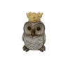 2022 New Creative King Owl Resin Art Crafts For Living Room Bedroom Office Book Shelf Tv Stand Decor Animal Sculptures