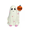 Wholesale Halloween Cute Ghost Figurines Resin Pumpkin Statue