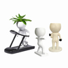 Human-Shaped Ysaca Flower Pot Succulents Planter for Office Home Decoration