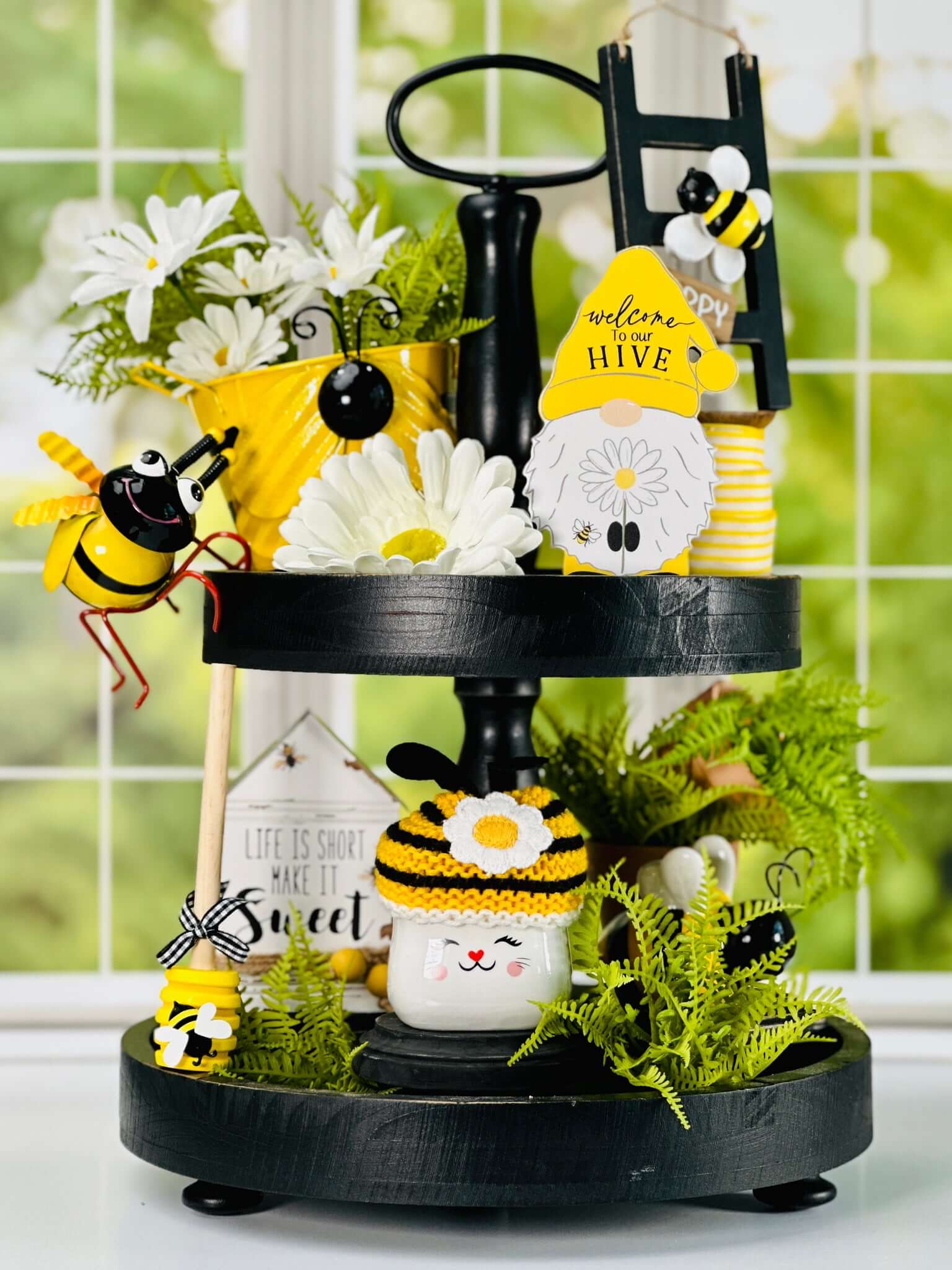 Bumble Bee Pot Charm (4)