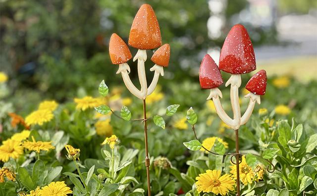 Mushroom garden ornaments