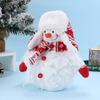 Gift Manufacturer Glowing Plush Snowman Candy Bag for Christmas