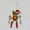 New Design Cheap Hand Painted Christmas Hanging Ornament Decorations