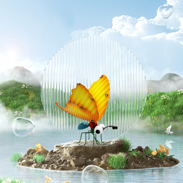 SINO GLORY 3d Cute Butterfly Desktop And Home Decoration