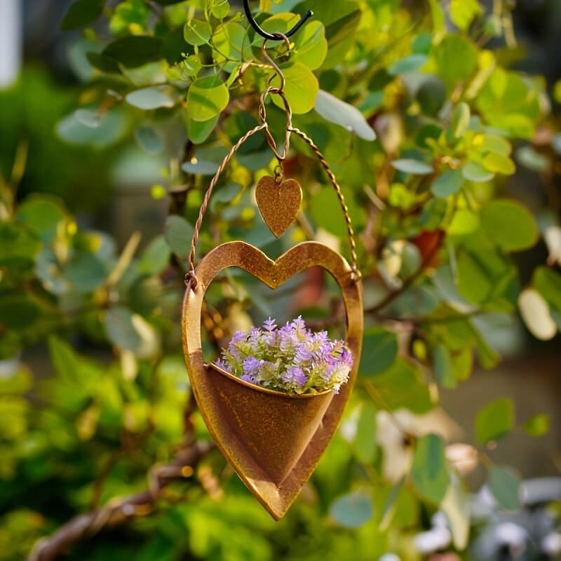 large hanging flower pots