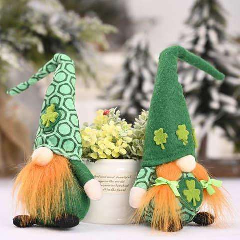 A Factory Brings Some Irish Charm To Your Home Saint Patrick's Day Gnome Festive Decor