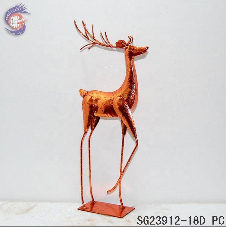 3d Metal elk christmas garden ornament decoration your house