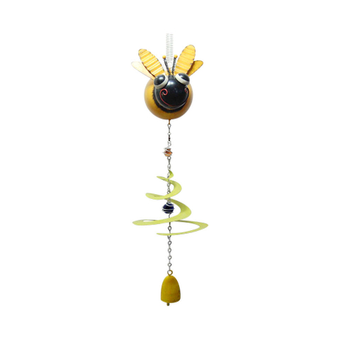 Hanging Spiral Insect Bee Wind Chime for Decoration