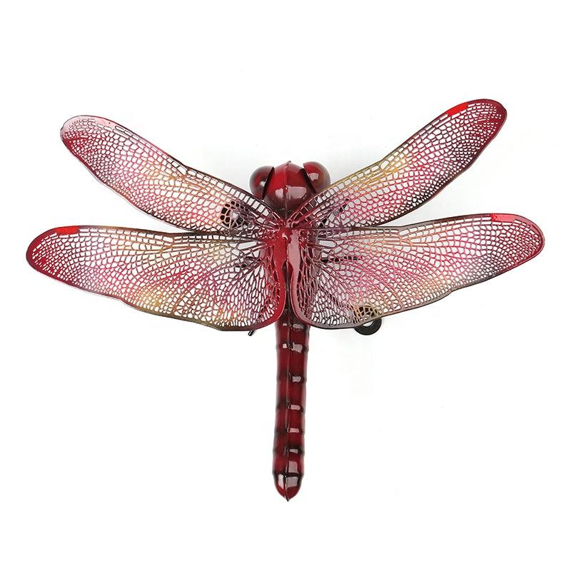 Metal Dragonfly Wall Hanging Arts for Home Decoration