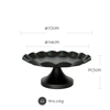 Creative Wedding Dessert Table Decoration Black Wrought Iron Rotating Tier Mini Cake Stand