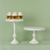 Retro White Dessert Table Decoration Wrought Iron Cake Tray Party Display Cake Stand Set Metal