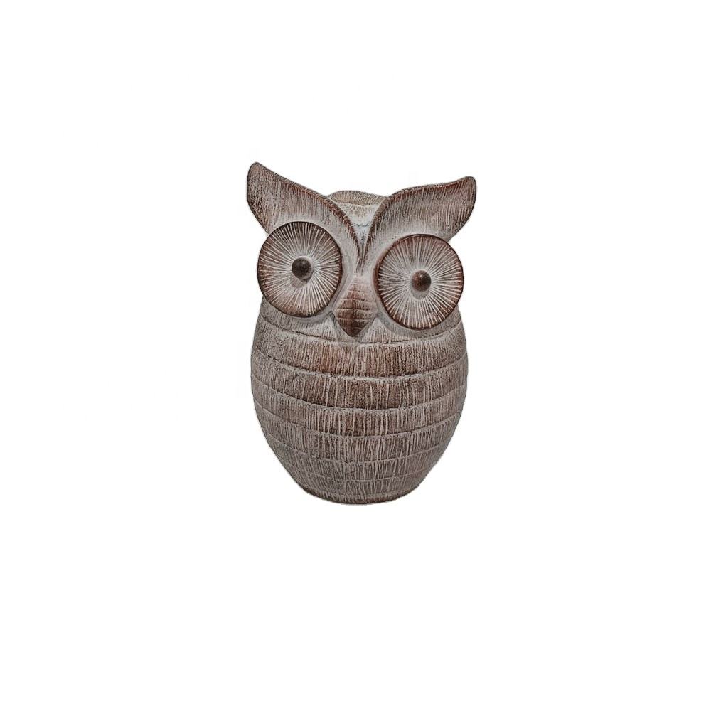 Outdoor Unique Realistic Weatherproof Durable Resin Owl Statue Decor For Home Office Bookshelf Garden Gift