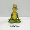 Creative Refreshing Green Frogs Figurine Resin Crafts For Home Office Shelves Desktop Decor