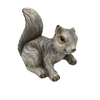 Outdoor Creative Custom Magnesium Oxide Gray Squirrel Statue For Lawn Yard Patio Porch Animal Sculpture Ornament