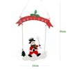 Custom Santa Snowman Little Metal Hanging Welcome Sign Decorations Handmade Designs Christmas Tree Ornament