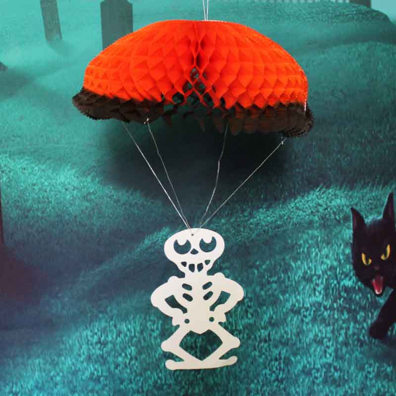 Halloween Skirt And High Heels Honeycomb Paper Pendant Haunted House Decorations