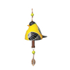 Hand-Painted Resin Bird Song Bell Animal Wind Chime Pendant Garden Decoration